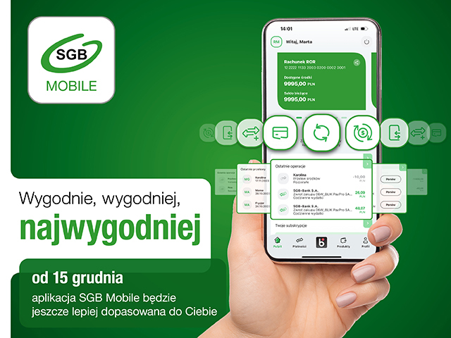 Zmiany w SGB Mobile